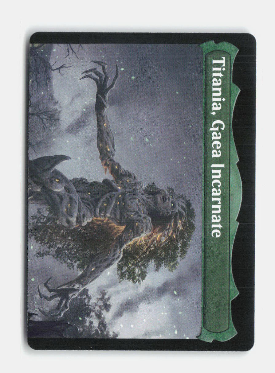 Titania, Voice of Gaea The Brothers' War NM (Back)