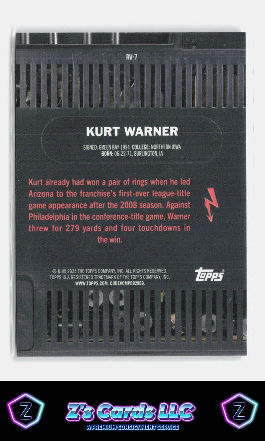2024 Topps Resurgence Kurt Warner Retro Vision Case Hit SSP Cardinals