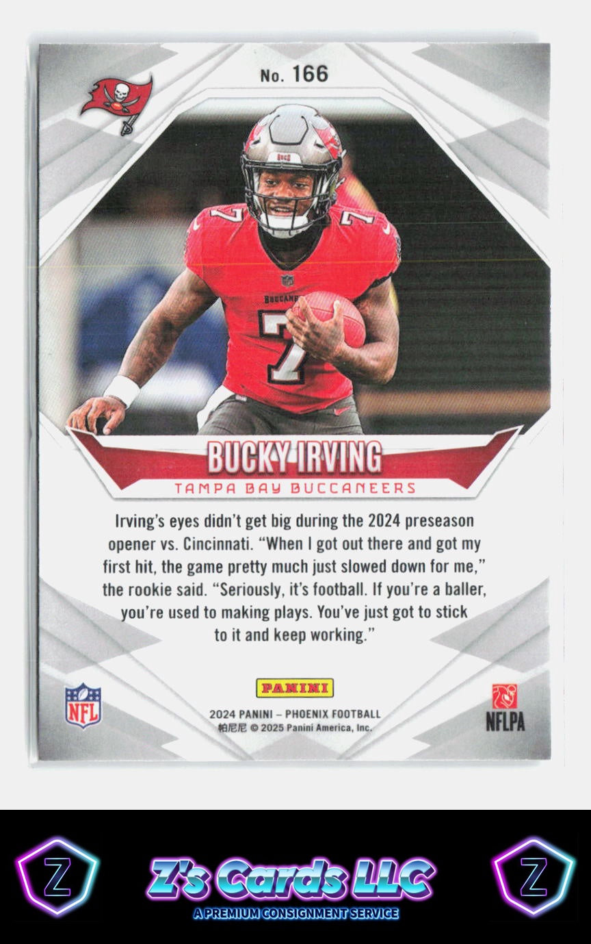 2024 Panini Phoenix Bucky Irving Silver Prizm Buccaneers RC