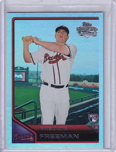 2011 Topps Lineage Freddie Freeman RC Diamond Anniversary Refractor #146