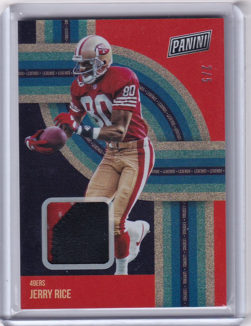 2021 Panini - The National JERRY RICE - Red Patch /5