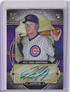 2024 Topps Triple Threads PETE CROW-ARMSTRONG Rookie Auto /75