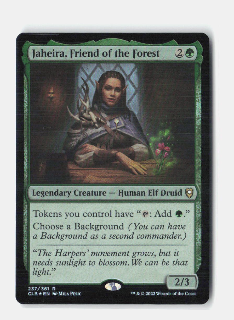 Jaheira, Friend of the Forest Commander: Battle for Baldur's Gate NM Foil