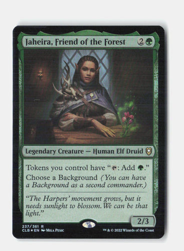 Jaheira, Friend of the Forest Commander: Battle for Baldur's Gate NM Foil