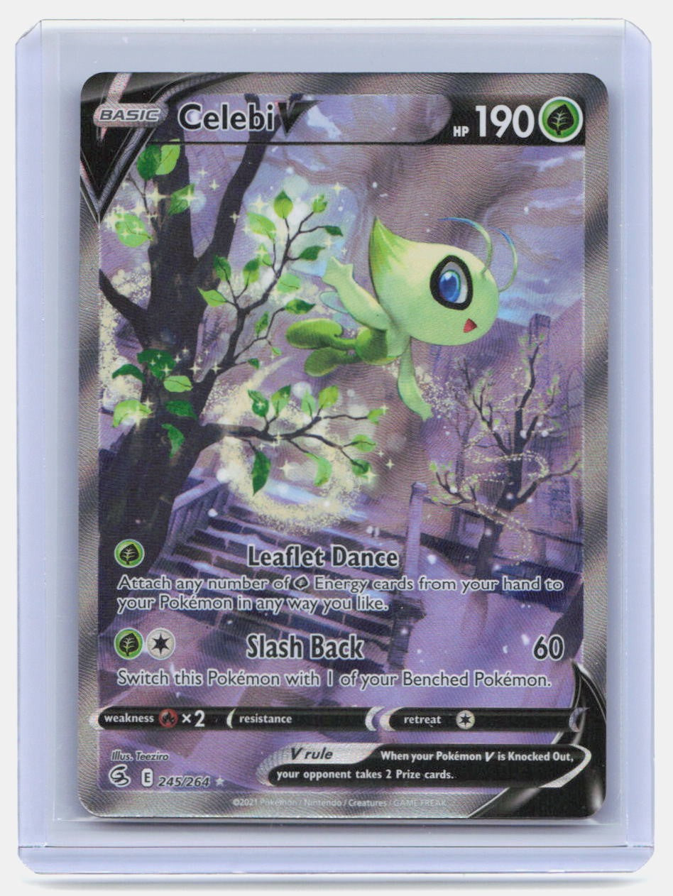 Celebi V (Alternate Full Art) SWSH08: Fusion Strike NM Holo