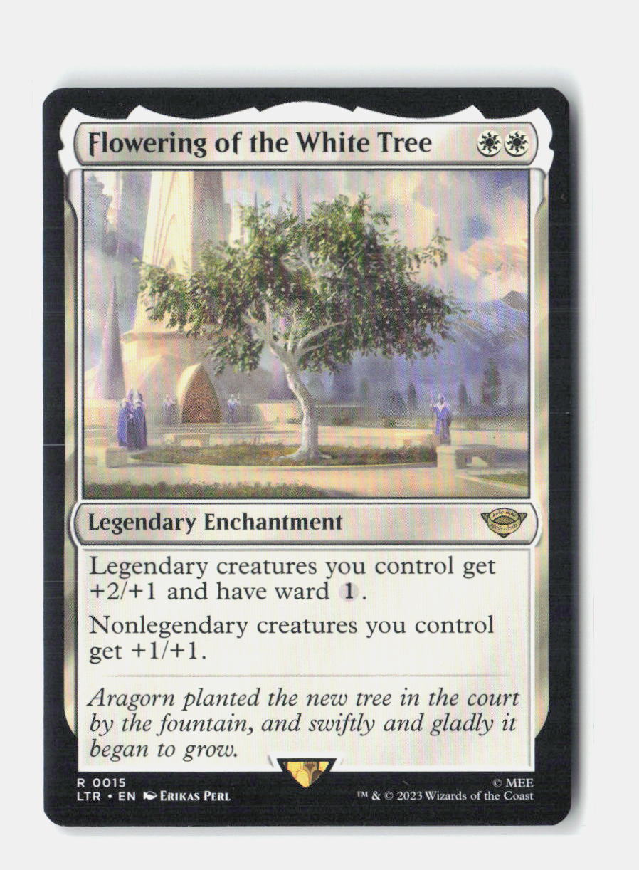 Flowering of the White Tree Prerelease Cards NM Foil