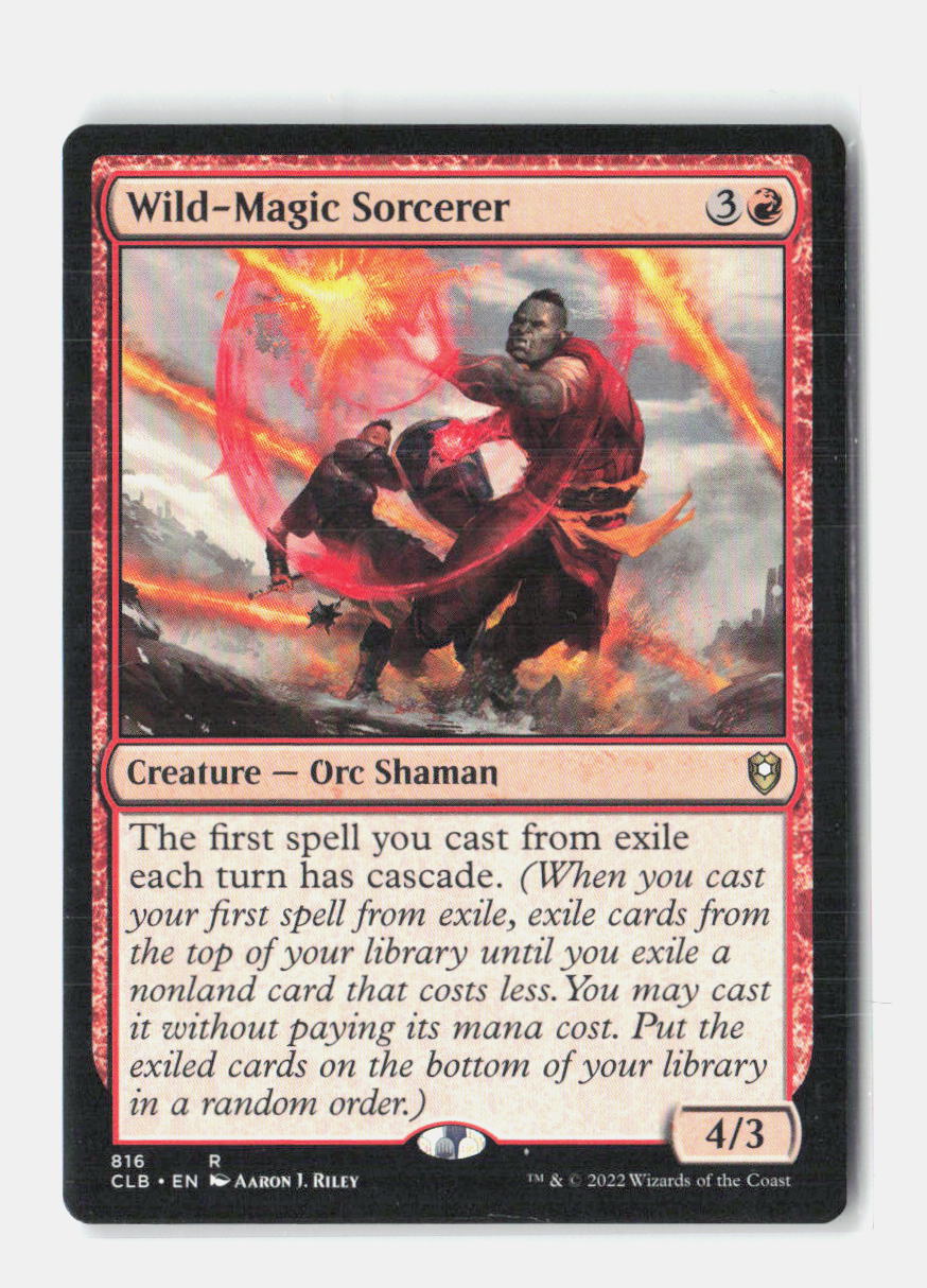 Wild-Magic Sorcerer Commander Legends: Battle for Baldur's Gate NM