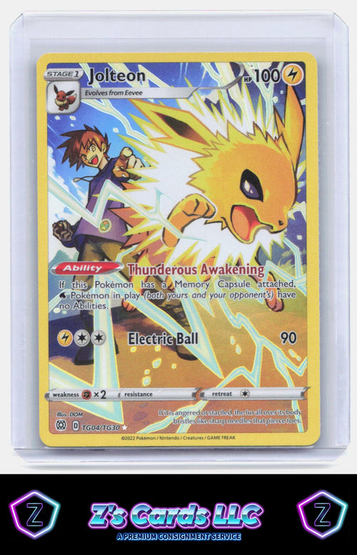 SWSH09: Brilliant Stars Trainer Gallery #TG04/TG30 Jolteon