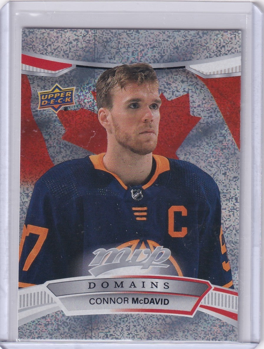 2022-23 Upper Deck MVP CONNOR McDAVID Domains Card #NA-1
