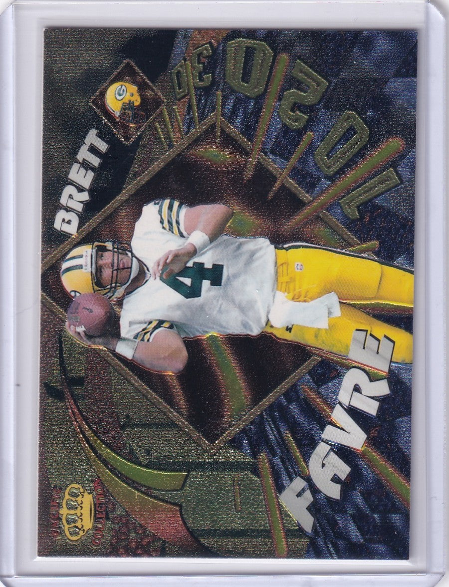 BRETT FAVRE 1997 Pacific PLAYER OF THE WEEK Foil INSERT Card SP #13  HOF PACKERS