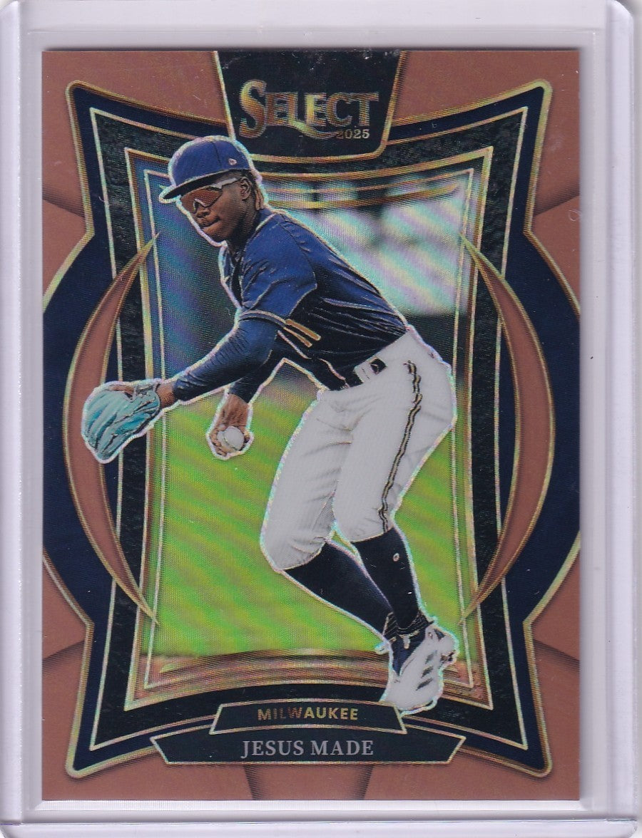 2025 Panini Select Jesus Made Bronze Prizm /125 Near Mint Brewers TOP PROSPECT