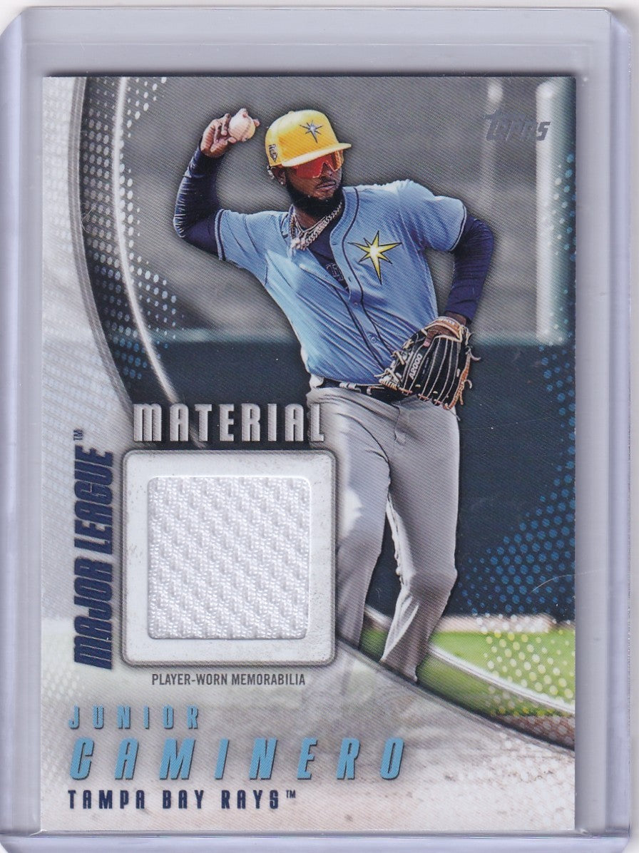 2025 Topps Series 1 - Major League Material Junior Caminero #MLM-JCA (MEM)
