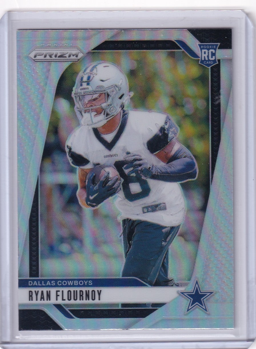 2024 Panini Prizm - Ryan Flournoy #387 Silver Prizm (RC) Dallas Cowboys Rookie