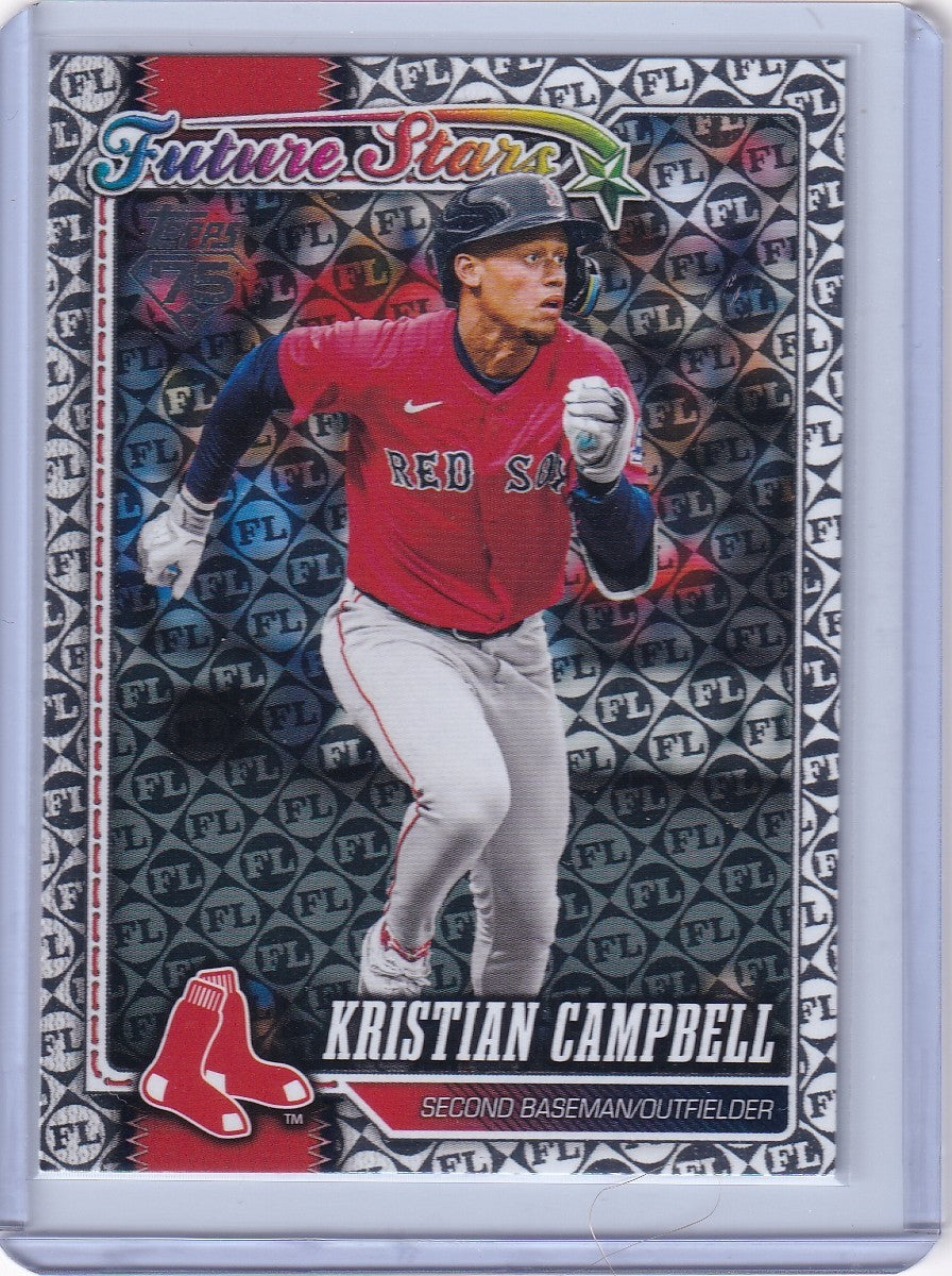 2026 Topps Series 1 - Kristian Campbell Spring Training Foil #125 Boston Red Sox