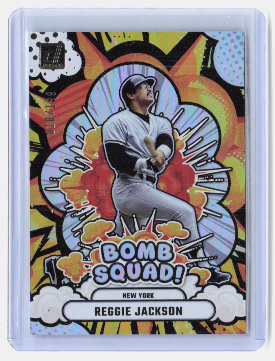 2025 Donruss #7 Reggie Jackson Bomb Squad Holo SN New York Yankees