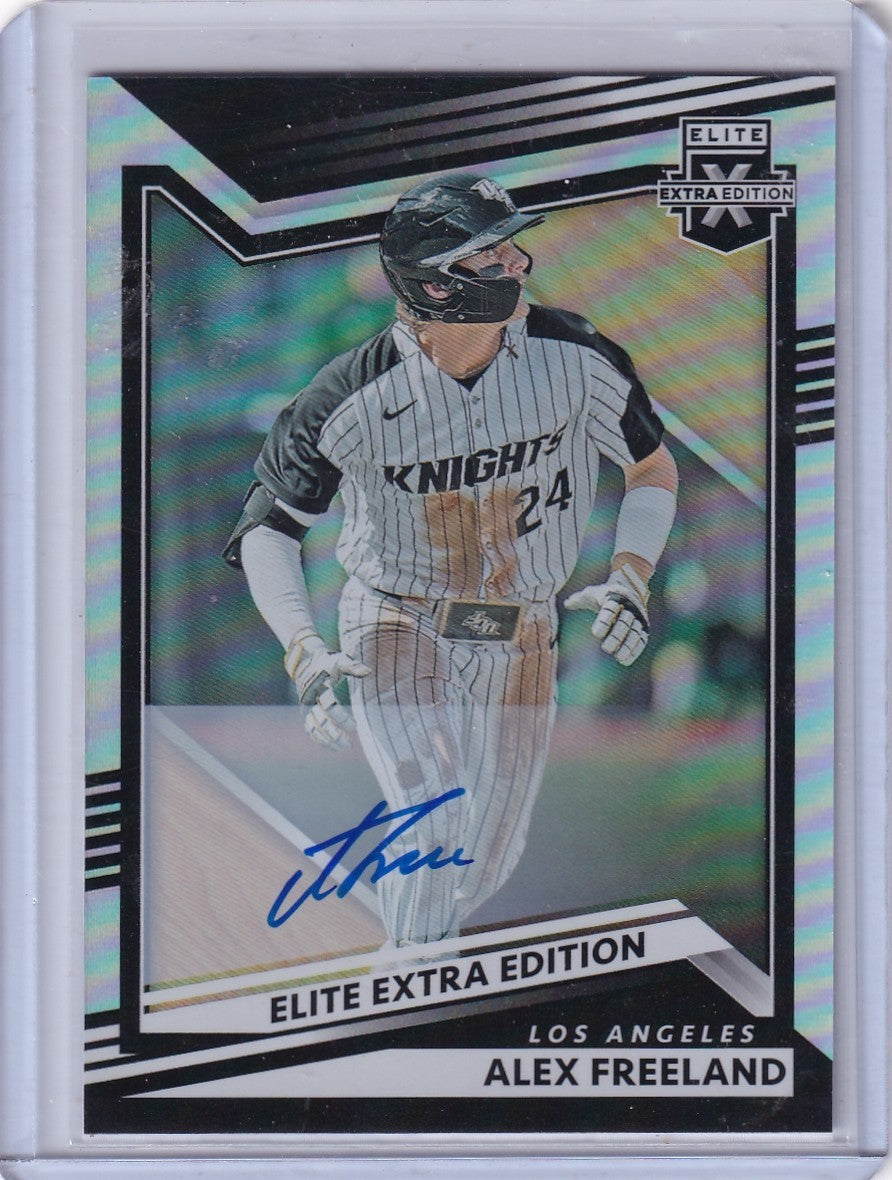 2022 Panini Elite Extra Edition - Alex Freeland #90 Signatures Auto Dodgers