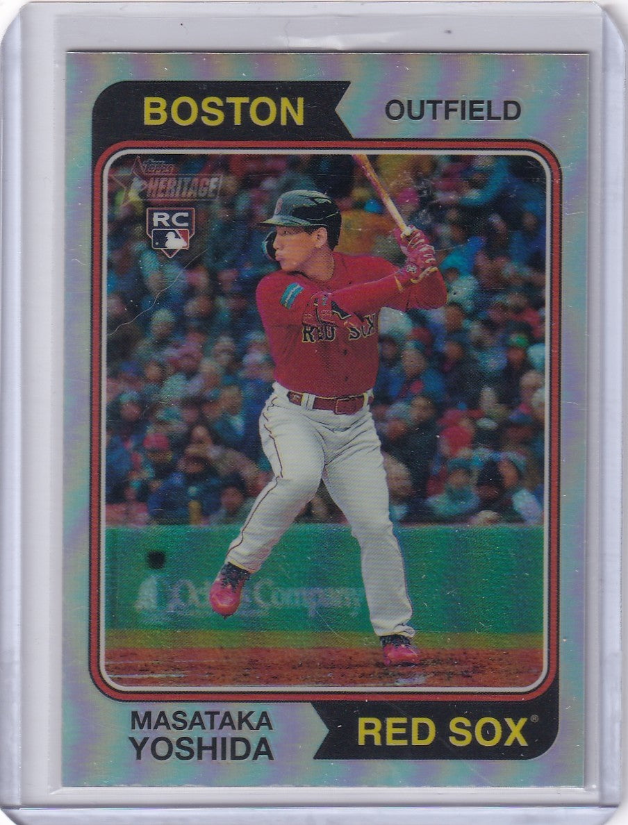 2023 Topps Heritage High Number #542 Masataka Yoshida Chrome Refractor /374 RC