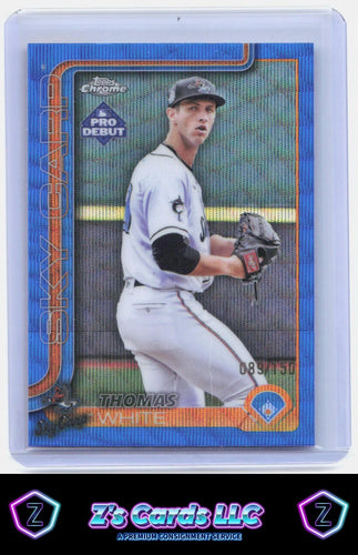 2025 Topps Pro Debut - Chrome #PDC-11 Thomas White Blue Wave Refractor /150
