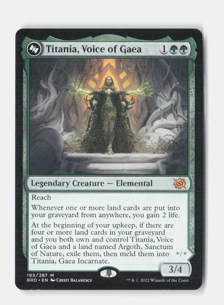 Titania, Voice of Gaea The Brothers' War NM