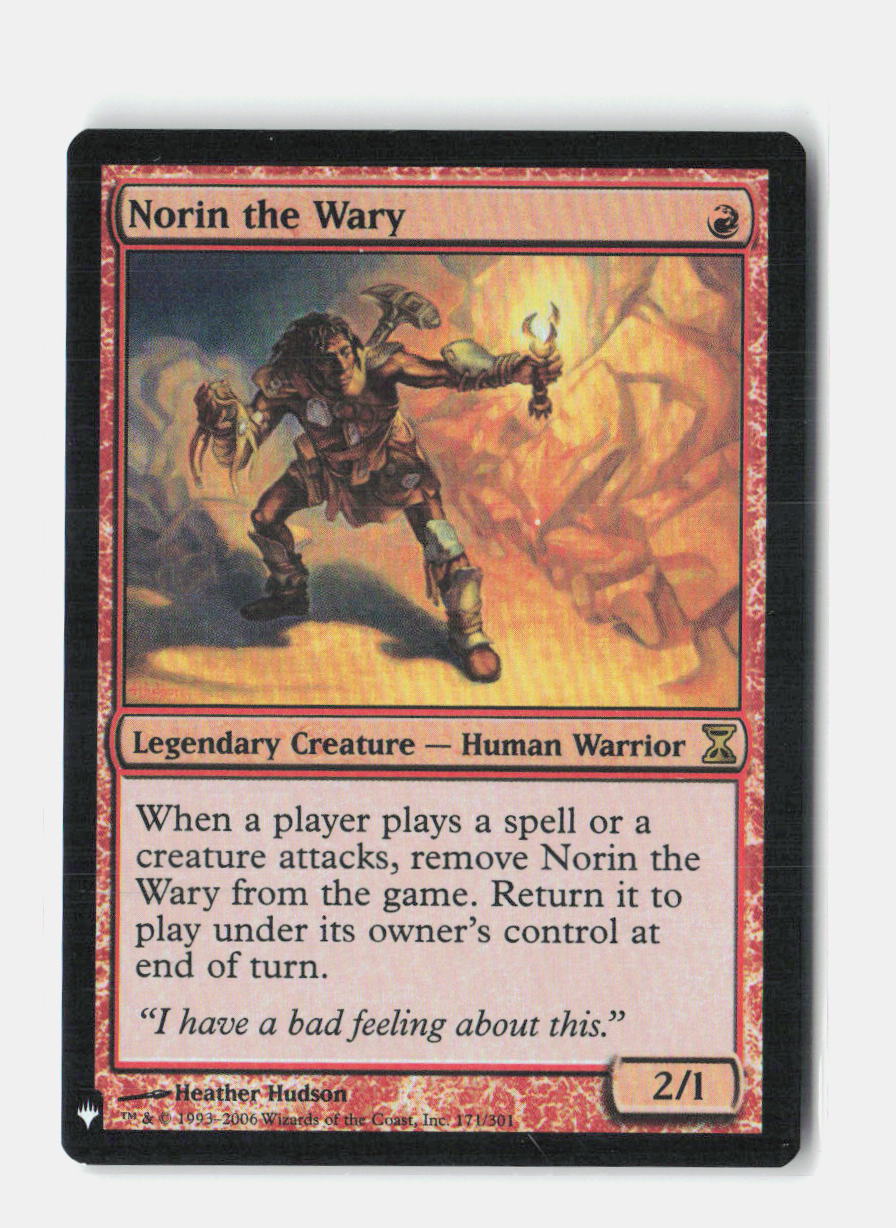 Norin the Wary The List Reprints NM Foil