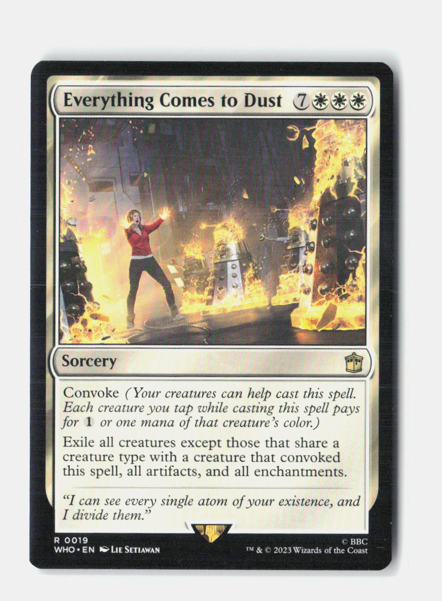 Everything Comes to Dust Universes Beyond: Doctor Who NM