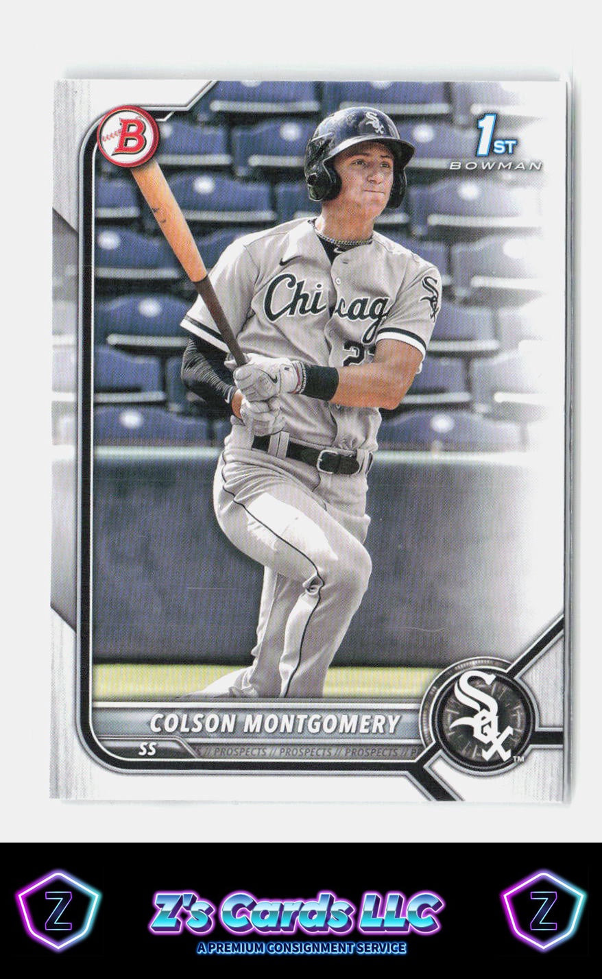 2022 Bowman Colson Montgomery 1st Chicago White Sox