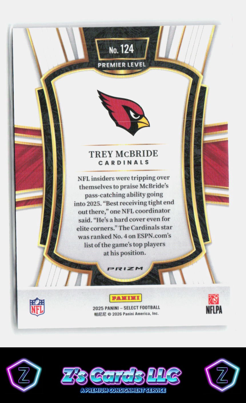 2025 Panini Select Trey McBride Disco Silver Prizm Cardinals