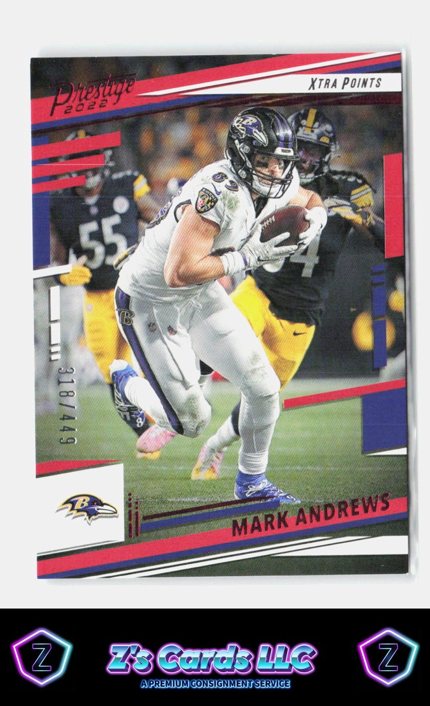 2022 Panini Prestige Mark Andrews Xtra Points Red /449 Ravens
