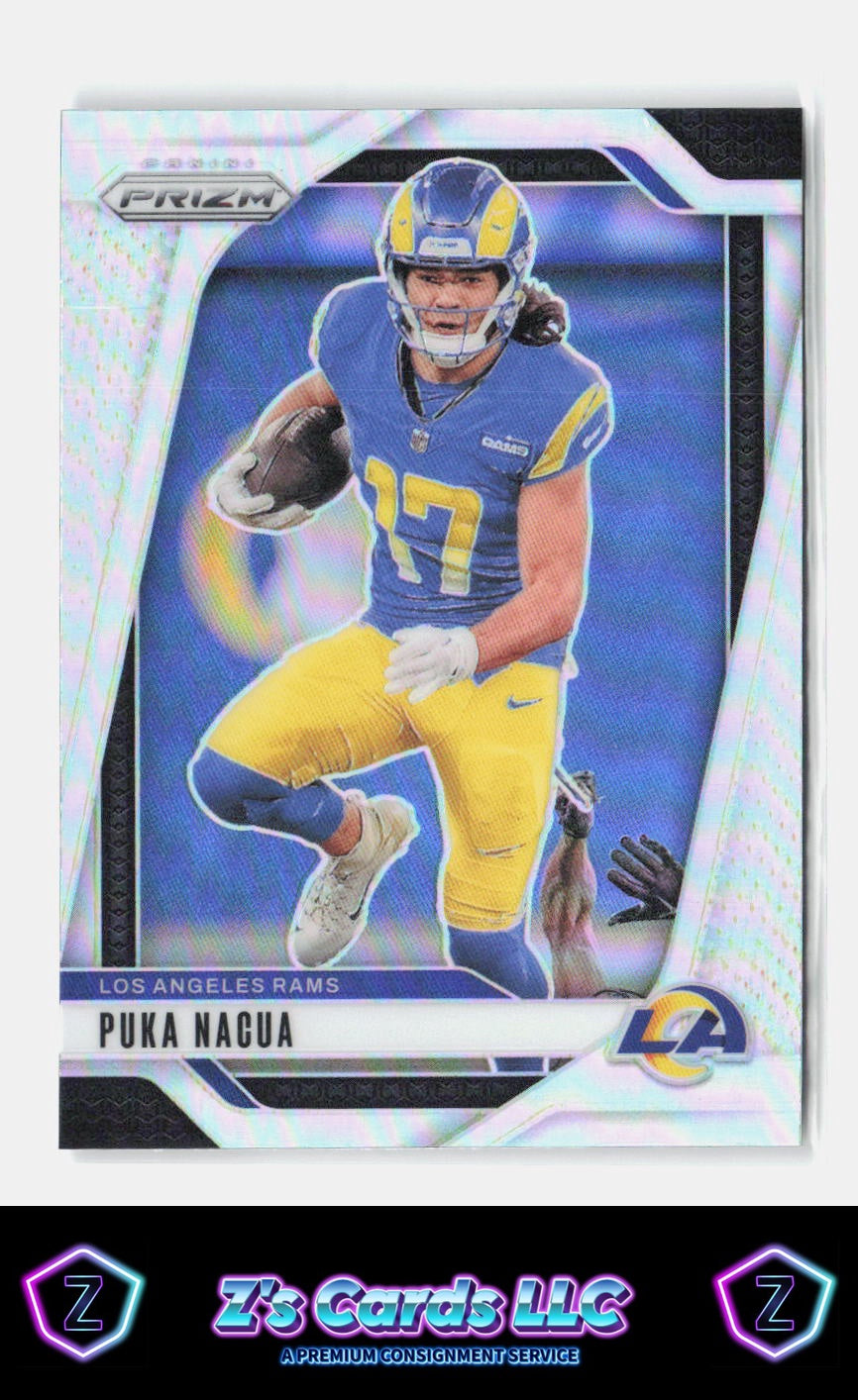 2024 Panini Prizm Puka Nacua Silver Prizm Rams