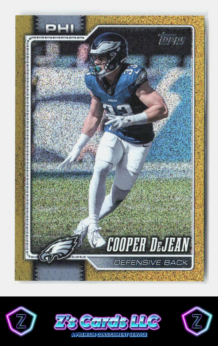 2026 Topps Flagship Cooper DeJean Gold Sandglitter /50 RARE Eagles