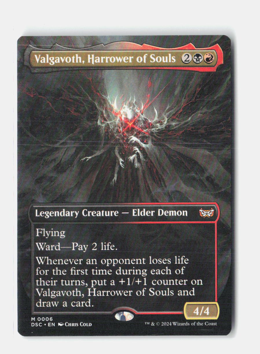Valgavoth, Harrower of Souls (Borderless) Commander: Duskmourn: House of Horror