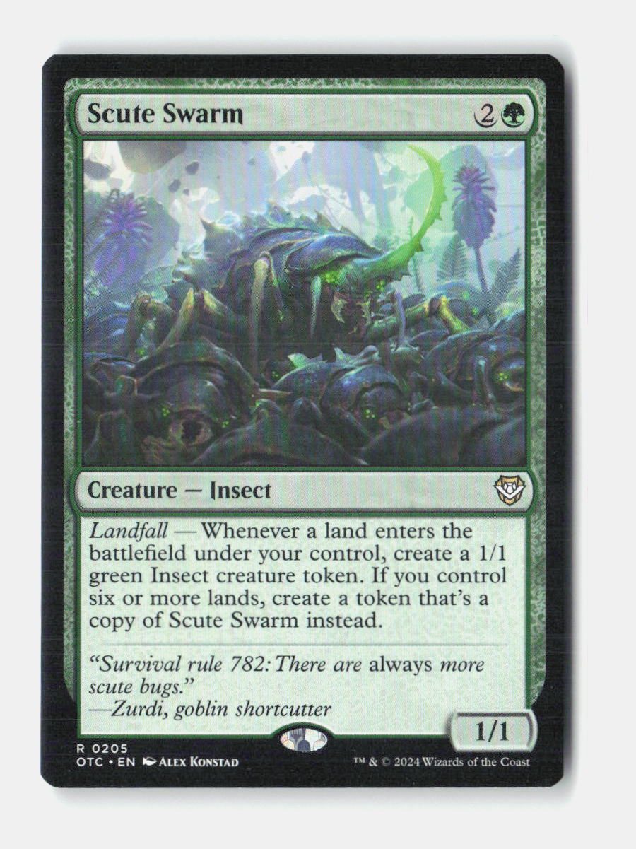 Scute Swarm Commander: Outlaws of Thunder Junction NM