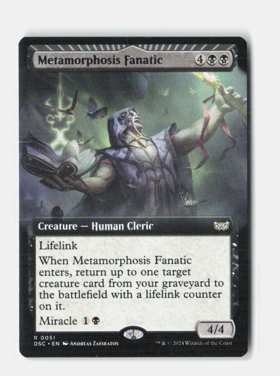 Metamorphosis Fanatic (Extended Art) Commander: Duskmourn: House of Horror NM