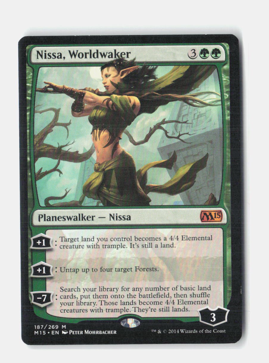Nissa, Worldwaker Magic 2015 (M15) NM
