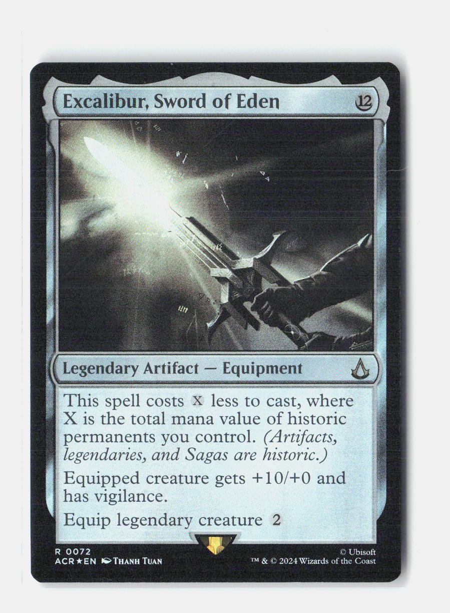 Excalibur, Sword of Eden Universes Beyond: Assassin's Creed NM Foil