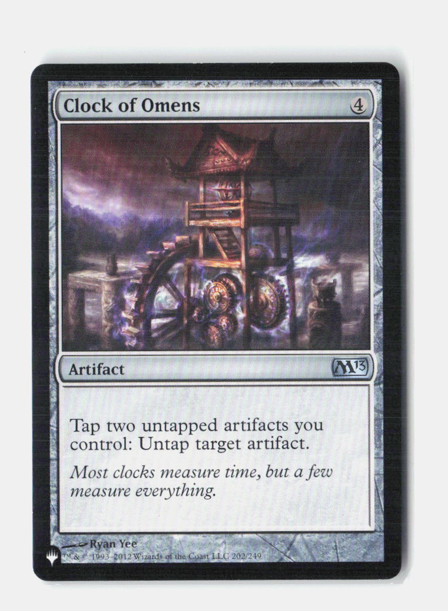 Clock of Omens The List Reprints NM