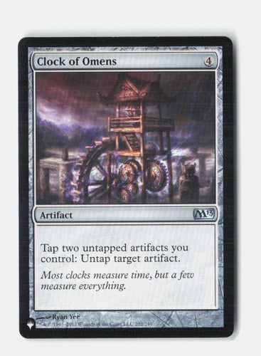 Clock of Omens The List Reprints NM