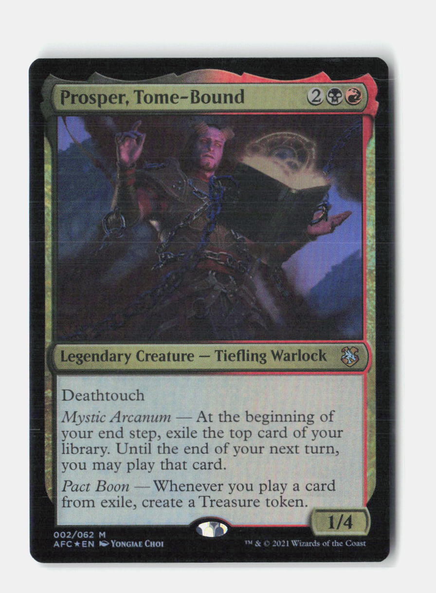 Prosper, Tome-Bound Commander: Adventures in the Forgotten Realms NM Foil