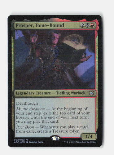 Prosper, Tome-Bound Commander: Adventures in the Forgotten Realms NM Foil