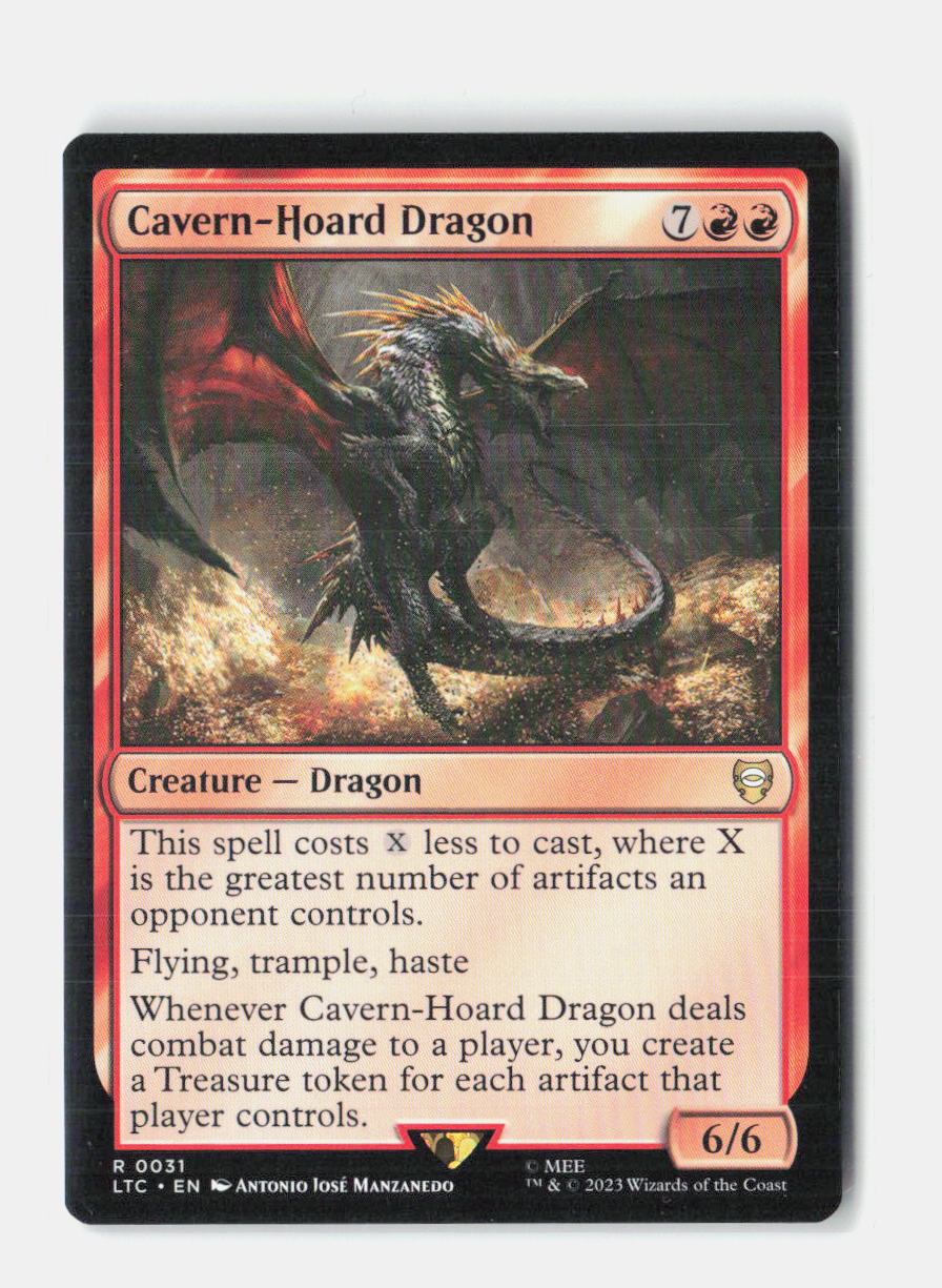 Cavern-Hoard Dragon Commander: The Lord of the Rings: Tales of Middle-earth NM