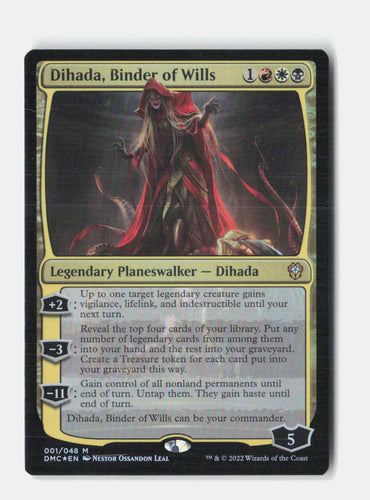 Dihada, Binder of Wills Commander: Dominaria United NM Foil